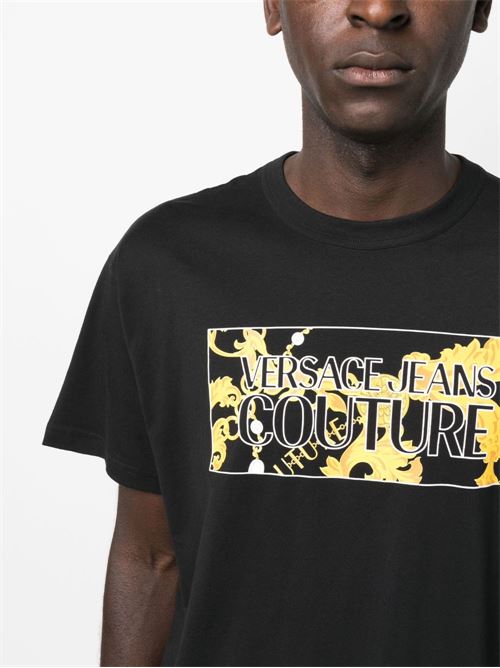 T-shirt uomo a manica corta Versace jeans Couture | 75GAHE01CJ00EG89